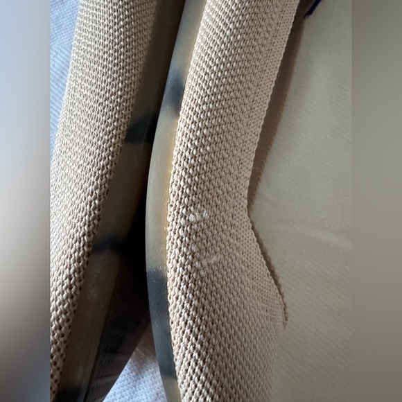 Rothy's Tan Flats with Blue Trim - Picture 10 of 10